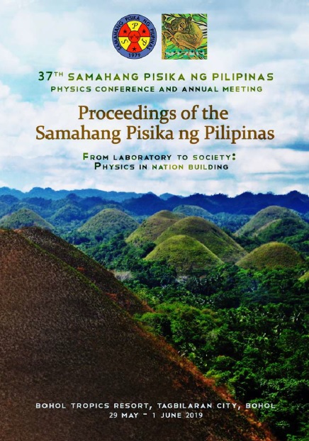 Proceedings Of The 37th Samahang Pisika Ng Pilipinas Physics